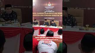 Berkas AGUSSALIMERWIN BARABBA Calon Bupati dan Wakil Bupati Luwu di Terima KPU [upl. by Ammamaria149]