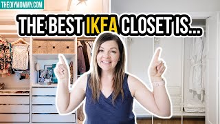 IKEA CLOSETS  Which One is Better PAX vs AURDAL [upl. by Gargan]