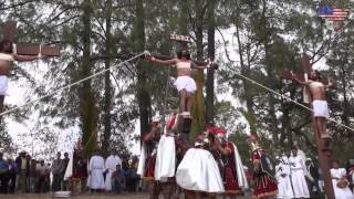 Semana Santa 2014 Chalcatongo Oax Via Crucis y Crucifixion 710 [upl. by Peggie395]