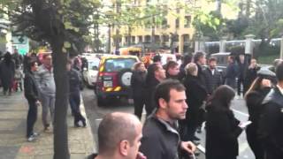 Manifestation de soutien aux pompiers agressés à Ajaccio [upl. by Alegre]