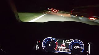 2019 VW POLO 10 TSI 116 RLINE 0220 kmh TOP SPEED amp TEST ACCELERATION ON AUTOBAHN [upl. by Natsuj]