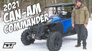 2021 CanAm Commander XT Detailed UTV Overview [upl. by Nanyk]