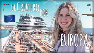 Así es VIAJAR en CRUCERO por EUROPA 🇪🇺 ¿Cuánto cuesta angelianak [upl. by Mochun]