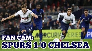 FAN CAM Tottenham 10 Chelsea VAR Decision Kane Penalty Spurs Edge Closer to the Final 080119 [upl. by Jessalin]