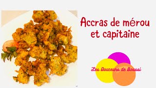 Recette ANTILLES  Accras de mérou et capitaine [upl. by Nameloc773]