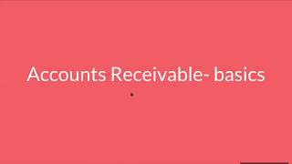 Accounts Receivable  overview and sample question [upl. by Heidy]