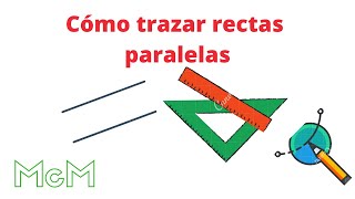 Como trazar rectas paralelas Mica [upl. by Arihsat612]