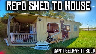 Shed To House  Cant Believe Someone Bought This [upl. by Santa]