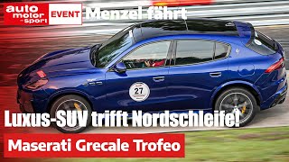 Menzel fährt Maserati Grecale Trofeo Die Nordschleife fordert das LuxusSUV  auto motor und sport [upl. by Roi]