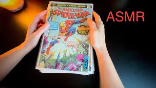 ASMR Vintage SpiderMan Comic Book Flip Through for Relaxation and Sleep [upl. by Stelmach11]