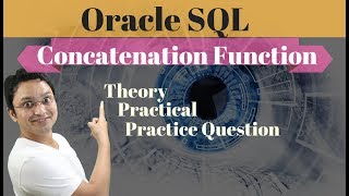 Tutorial33 How to Join two Columns using concatenation function in Oracle SQL Database [upl. by Mellen]