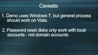 Create a Windows password reset disk on a USB flash drive [upl. by Ateuqal]