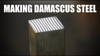 Making Damascus Steel for the First Time [upl. by Liss]