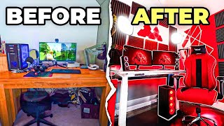 My Subscriber Had A Messy Setup…So I Built His Dream Gaming Room [upl. by Einnor]