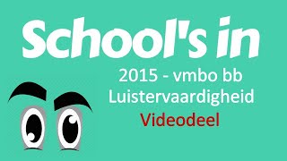 Engels Luistervaardigheid  BB 2015 Videodeel [upl. by Otreblanauj]