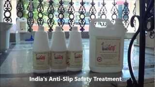 Demo of IguanaGrip ®  Anti Slip Tile amp Floor Treatment [upl. by Watts]