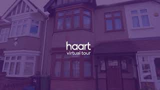 Virtual Viewing of Hatley Avenue Barkingside 3 bedroom Mid Terraced House For Sale from haart [upl. by Daniels711]