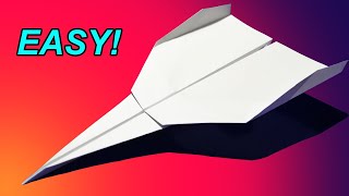 How To Make EASY Paper Airplanes that FLY FAR  paperplaneschannel1111 [upl. by Neeloj]