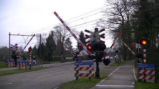 Spoorwegovergang DriebergenZeist  Dutch railroad crossing [upl. by Asial]