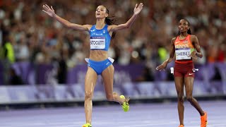 UNA DEA IN PISTA😍 ARGENTO Nadia Battocletti nei 10000 m alle Olimpiadi di Parigi [upl. by Shields720]