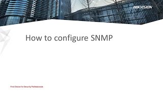 How to configure SNMP [upl. by Akzseinga41]