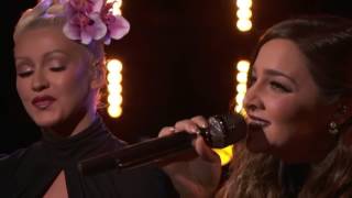 The Voice 2016 Alisan Porter and Christina Aguilera Finale Youve Got a Friend [upl. by Lawley989]