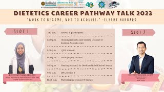 Dietetics Career Pathway Talk [upl. by Yesima]