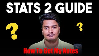 How to Get My Notes amp How to Get Started with Stats 2 Course [upl. by Roz433]