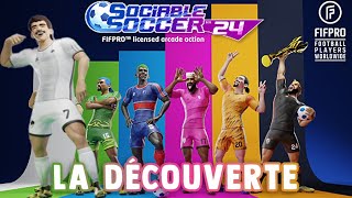 Sociable Soccer 24  La découverte amp gameplay [upl. by Preuss45]