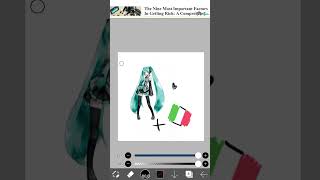 Italian Miku D keep asking other countries lolol i luv doing those ibispaintx art trend [upl. by Enomrej]