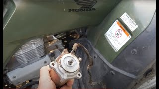 Fix Shifting Problem Honda Rancher ATV [upl. by Attenyl]