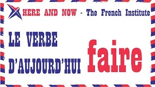 Pronunciation amp Conjugation of verb  faire [upl. by Reni]