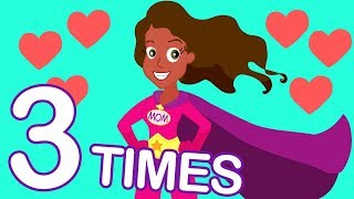 3 Times Table Song  LEARN MATH for Kids Multiplication Song X3 [upl. by Arit]