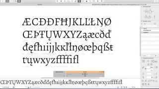 Using Letter Spacer script with serif typeface by Huerta Tipográfica [upl. by Initof]