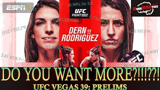 Do You Want More UFC Vegas 39 Prelims Full Breakdown [upl. by Lemmie]