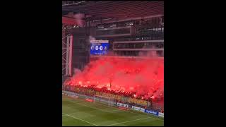 PYRO  FC Kobenhavn vs Brondby IF 01042024 [upl. by Aisset]