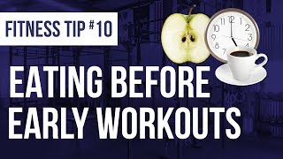 Fitness Mastery Tip 10 What To Eat Before Early Morning Workouts [upl. by Hisbe]