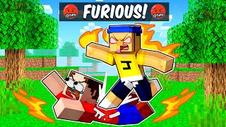 Jeffy Is FURIOUS in Minecraft [upl. by Relyuhcs]