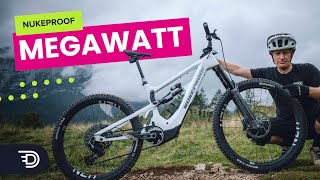 EBike Review  Nukeproof Megawatt  Electrifyingly highend eMTB with the new SRAM Eagle Powertrain [upl. by Jedidiah]