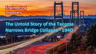 quotEngineering Disasters The Untold Story of the Tacoma Narrows Bridge Collapse 1940quot [upl. by Ronyar]