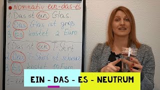 ein  das  es  Neutrum Nominativ  neuter nouns in the nominative case  A1 [upl. by Aham833]