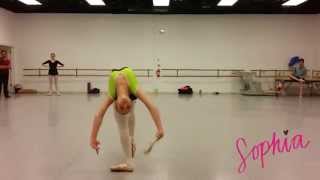 By Sophia Lucia SNEAK PEEK on POINTE Nutcracker rehearsal 2015 [upl. by Buchbinder418]