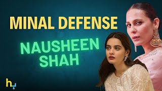 Nausheen Shah Defended Minal Khan  Hungama Express [upl. by Aiciles]