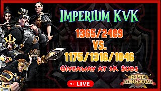 Coffee amp KvK  Imperium KvK  13652489 vs 117513161846  Rise of Kingdoms [upl. by Atiuqes]