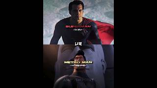 Superman VS Metro Man  shorts edit [upl. by Yrkcaz]