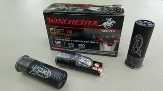 Winchester PDX1 12 Defender 12 gauge Gel Ammo Test [upl. by Juline]