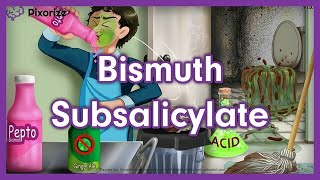 Bismuth Subsalicylate Mnemonic for Nursing Pharmacology NCLEX [upl. by Iloj]