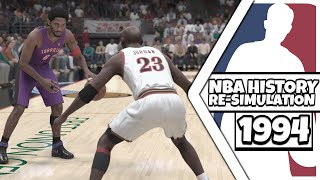 I Reset The NBA to 1994 and ReSimulated NBA HISTORY [upl. by Herzen]