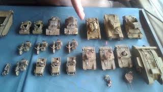 Armies on parade my british 8th army collection [upl. by Ytinirt]