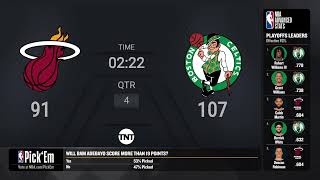 Celtics  Heat Game 5 Conference Finals Live Scoreboard  NBAPlayoffs Presented by Google Pixel [upl. by Adnohsak]